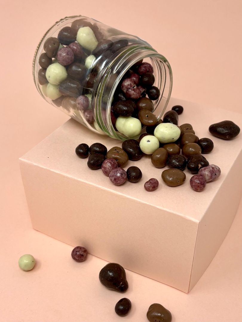 Fruits rouges aux trois chocolats