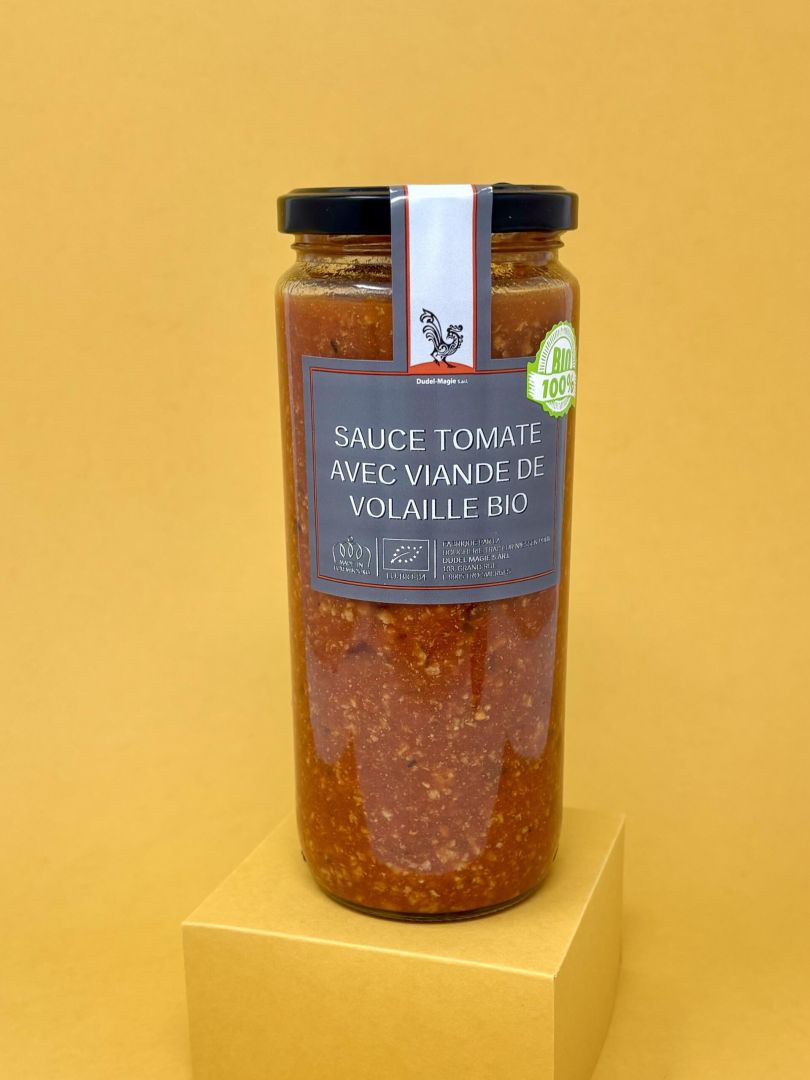 Sauce tomate avec viande de volaille