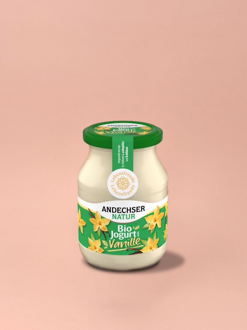 Yaourt &agrave; la vanille