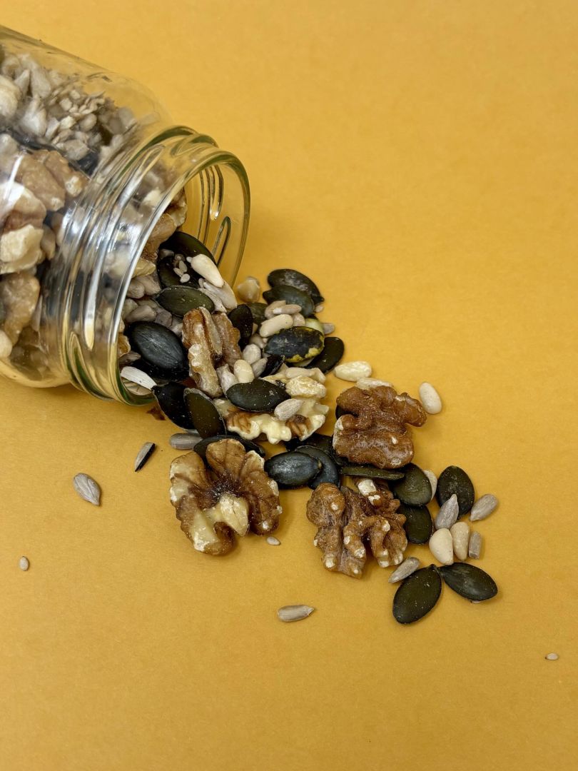 M&eacute;lange pour salade de graines et noix