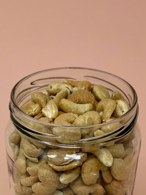 Noix de cajou grill&eacute;es et sal&eacute;es