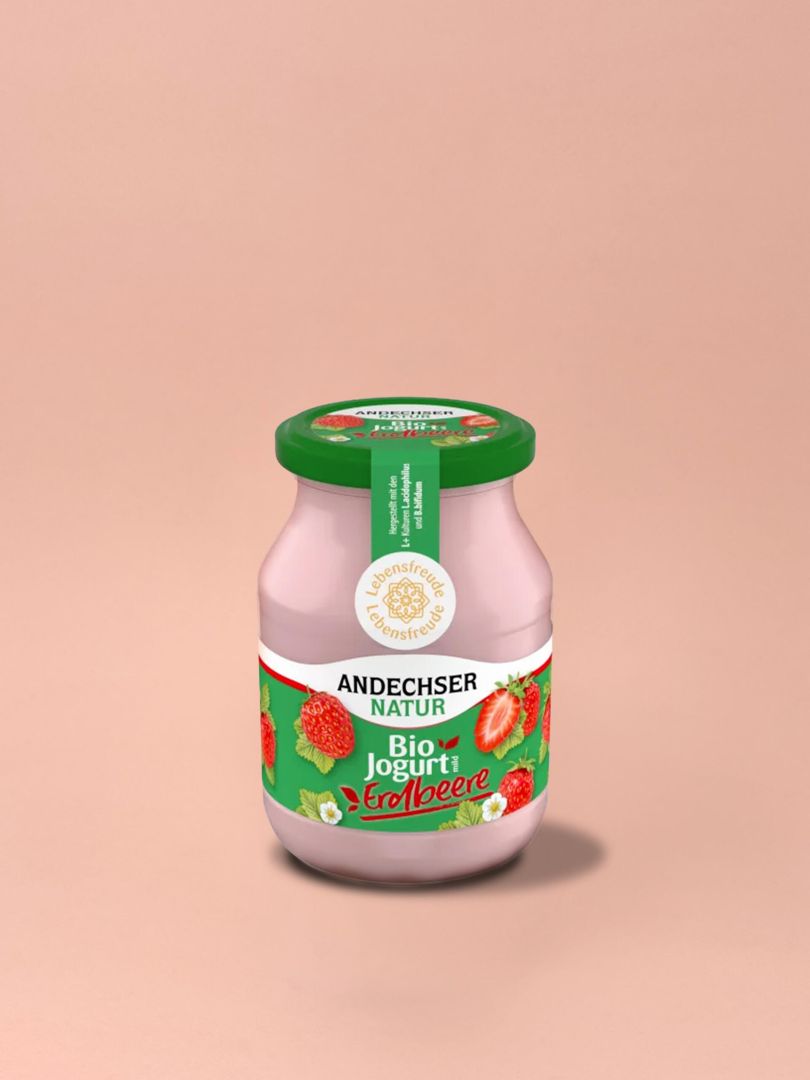 Yaourt &agrave; la fraise